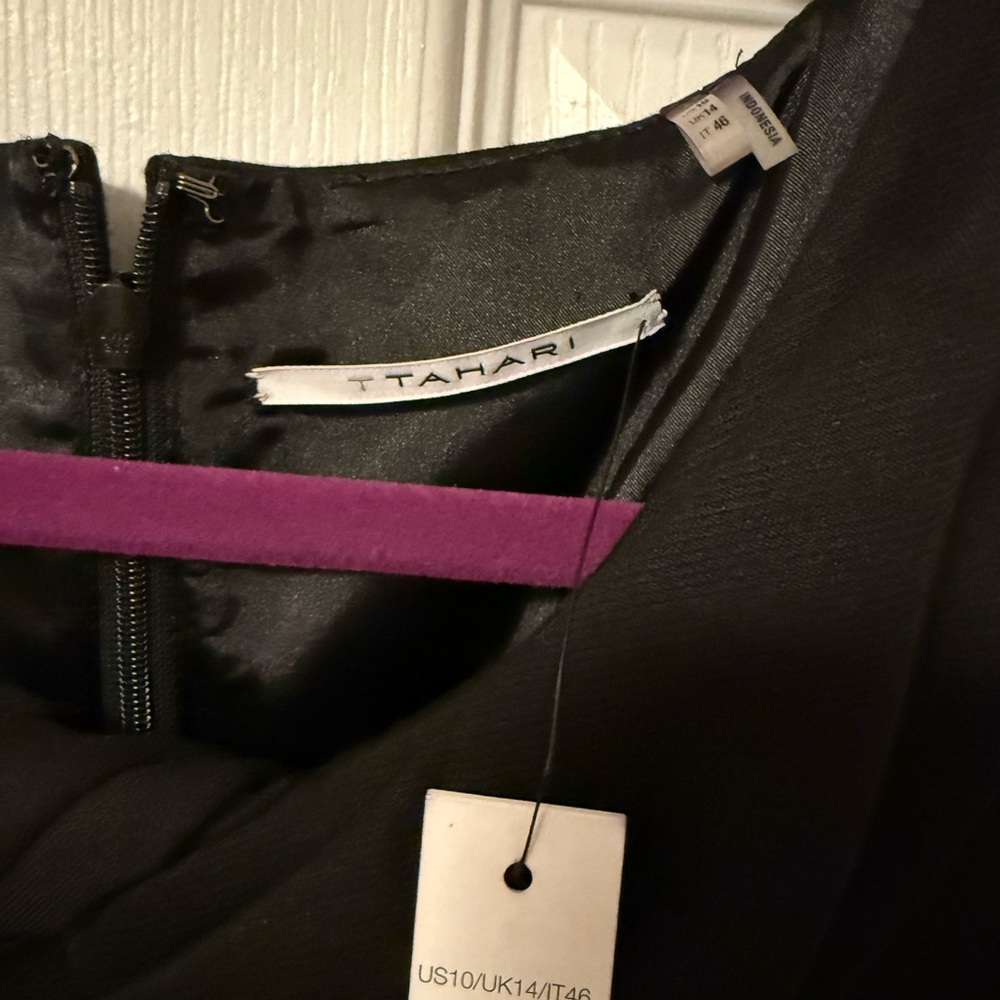 Tahari Elegant Black Dress